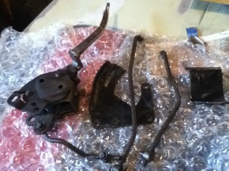 Complete M20 Muncie setup RAM clutch, 621 bell, Hurst Shifter Team